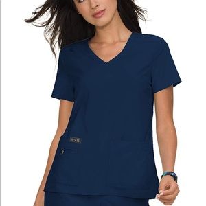 Koi Basics Navy scrub top